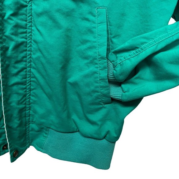 Vintage SIZE L Pendleton Lobo Unlined Green Retro Windbreaker Jacket - Picture 7 of 9